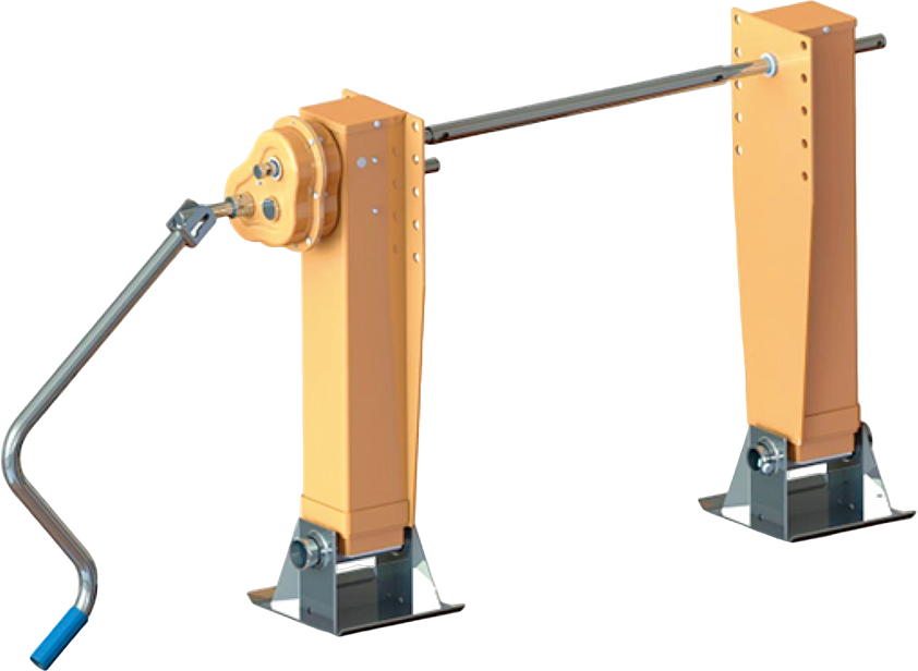 Semi-trailer outrigger